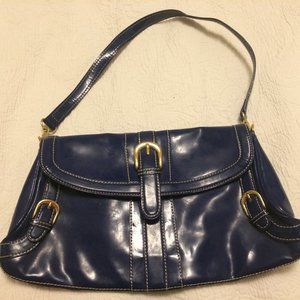 Maxx New York Blue Patent Purse